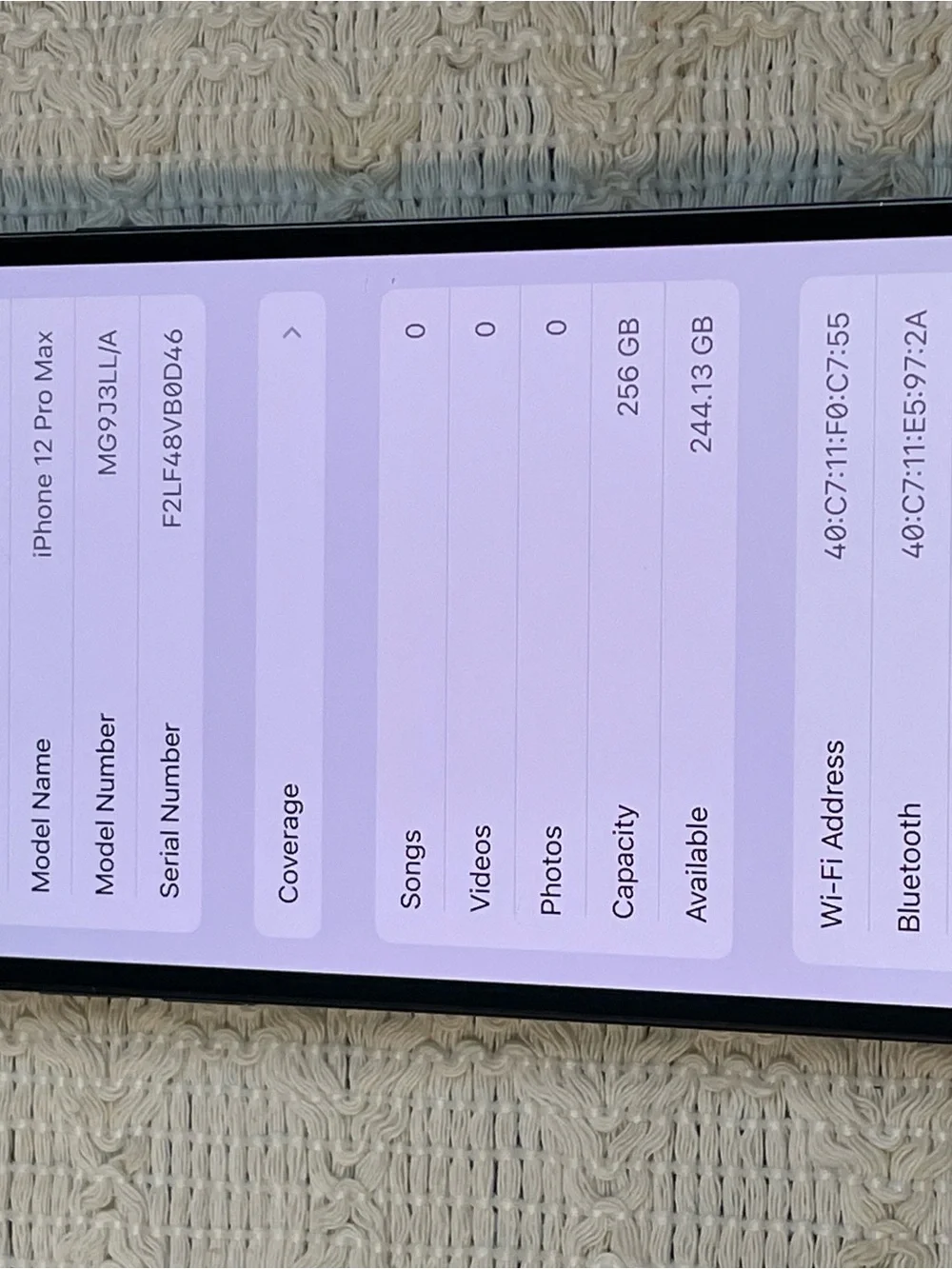 Apple iPhone 12 Pro Max Pacific Blue - 256GB
